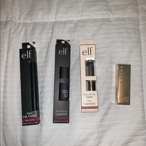 Becca Cosmetics and Elf Lip Bundle (4 items)